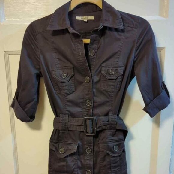 Brown Button Up Dress - RW&Co (Jacket Dress) - Picture 1 of 6